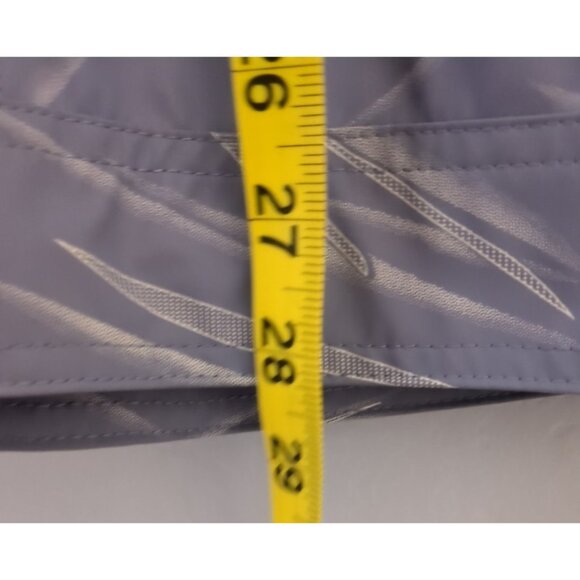 Weatherproof Vintage XL Hooded Lightweight rain Jacket Blue Windbreaker Slicker - Picture 10 of 11